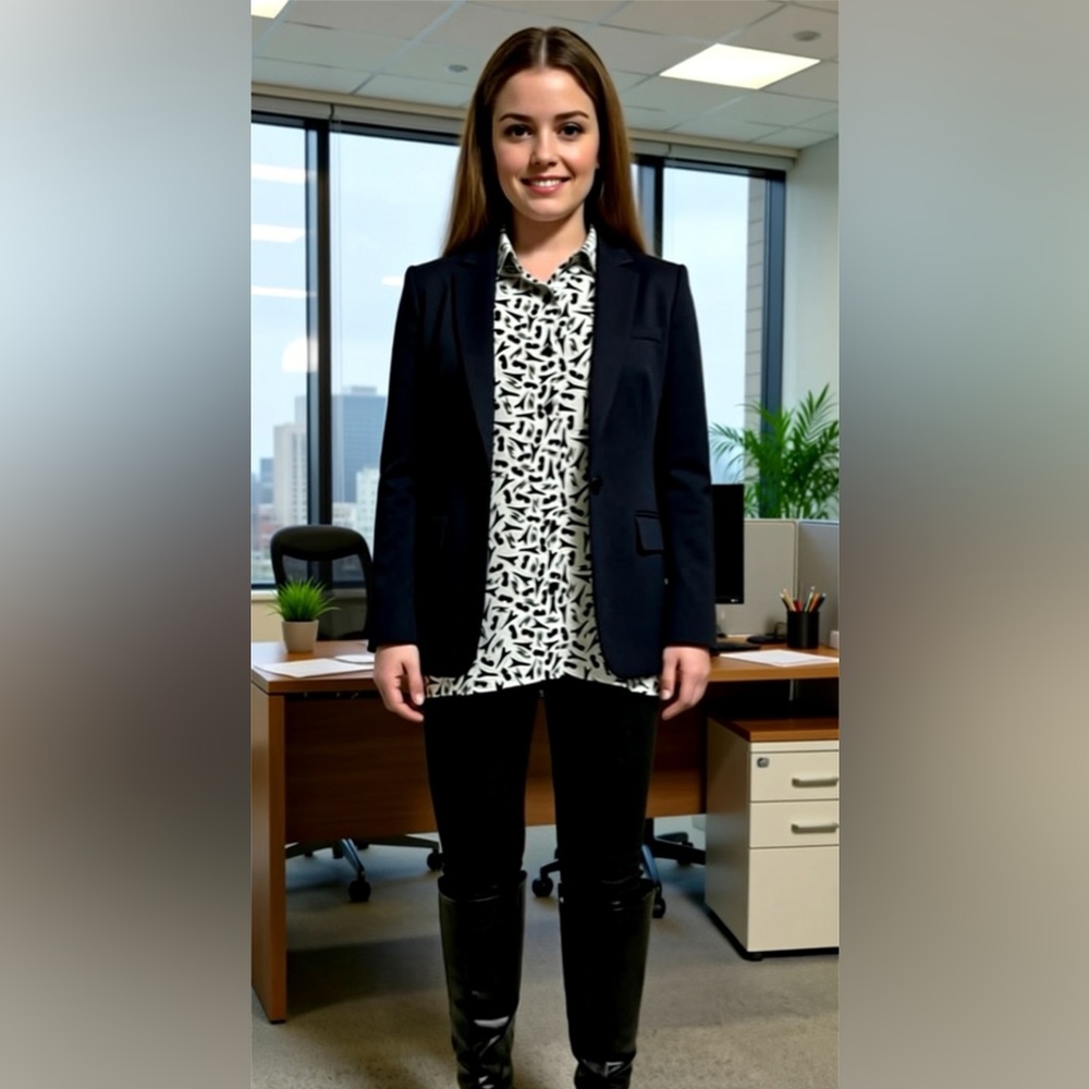 Karl Lagerfeld Monochrome Graphic Shirt